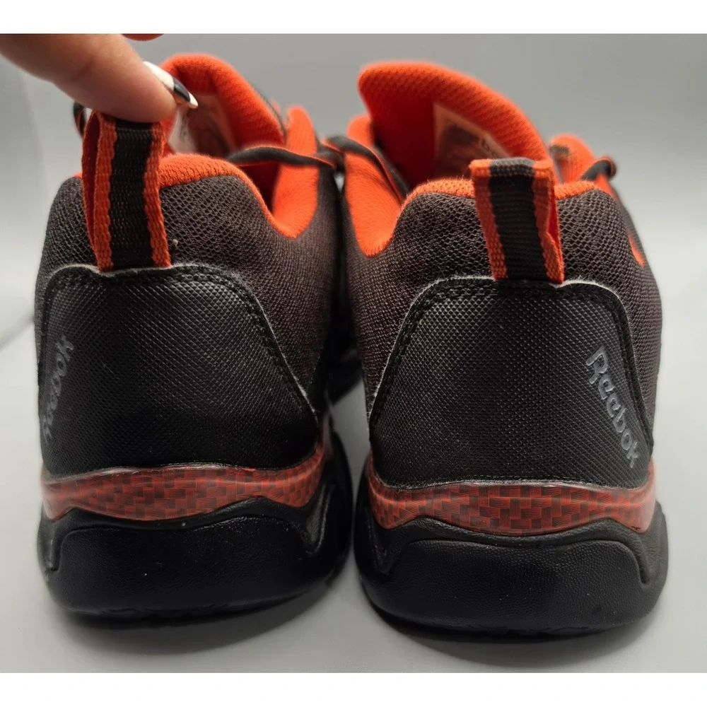 Reebok Work RB1061 Men's 9.5 M Safety Shoes SD10 Slip Resistant Black Red